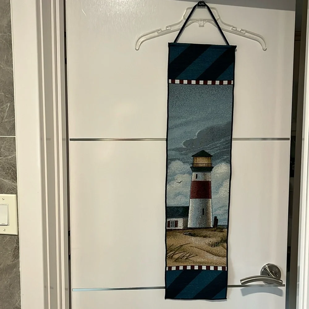 Lantern fabric wall decoration for those loving nautical themes